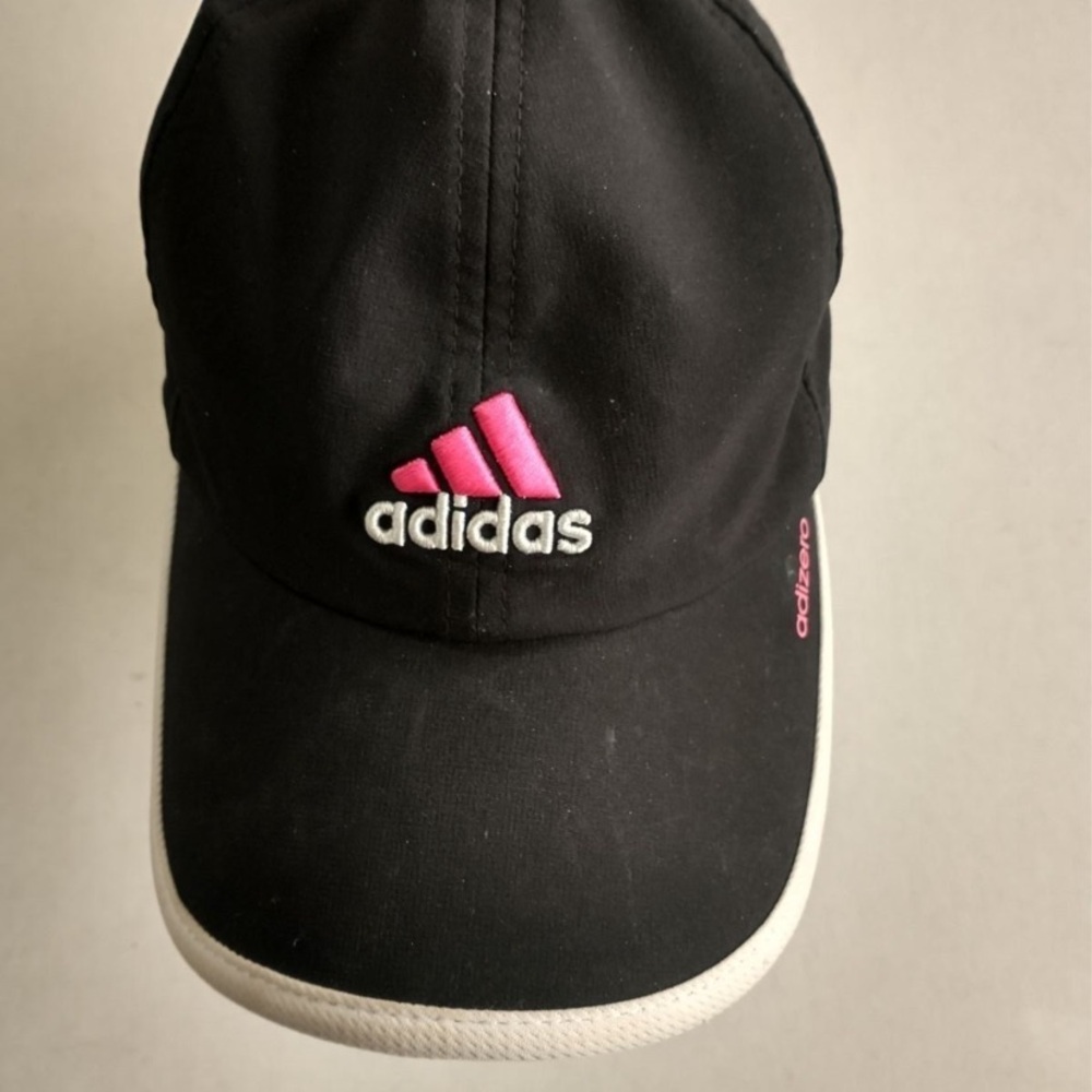 Adidas Black and Pink Cap